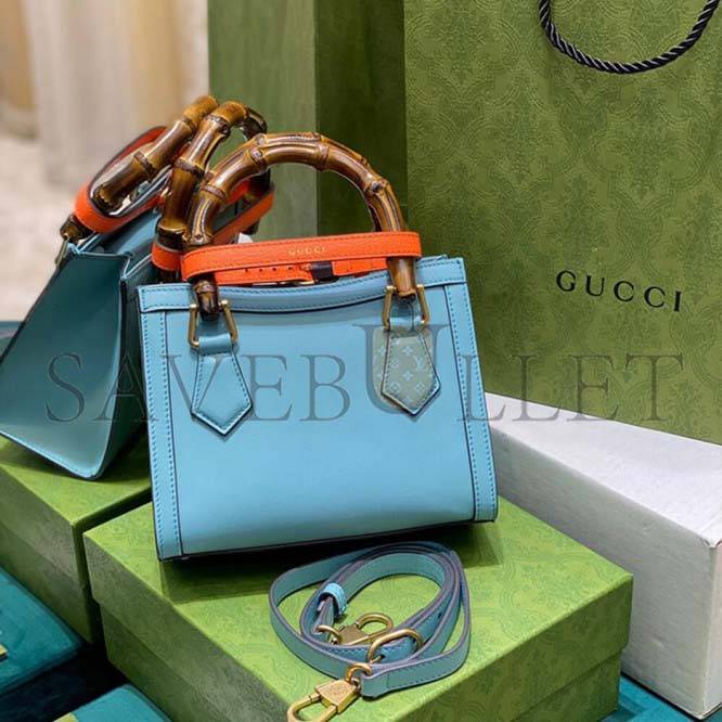 GUCCI  DIANA MINI TOTE BAG 655661 (20*16*10cm)